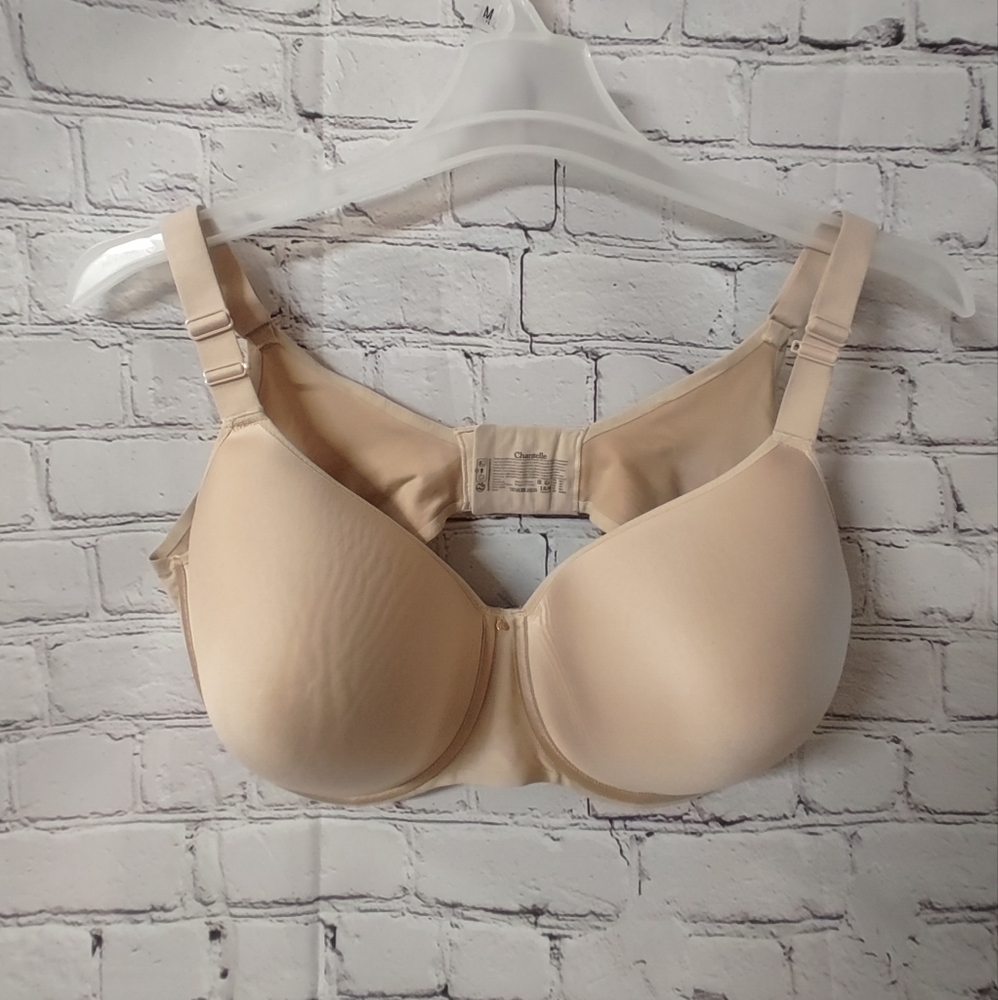 Chantelle Comfort Chic Back Smoothing Underwire Bra 40DDD Nude